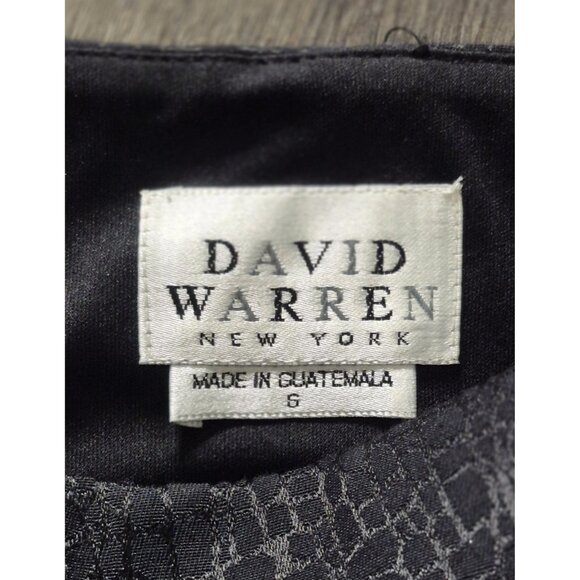 David Warren Sleeveless Pleated Blouse Button Back Women's Size 6 - Picture 3 of 3